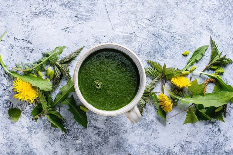How to make dandelion and stinging nettle tea
